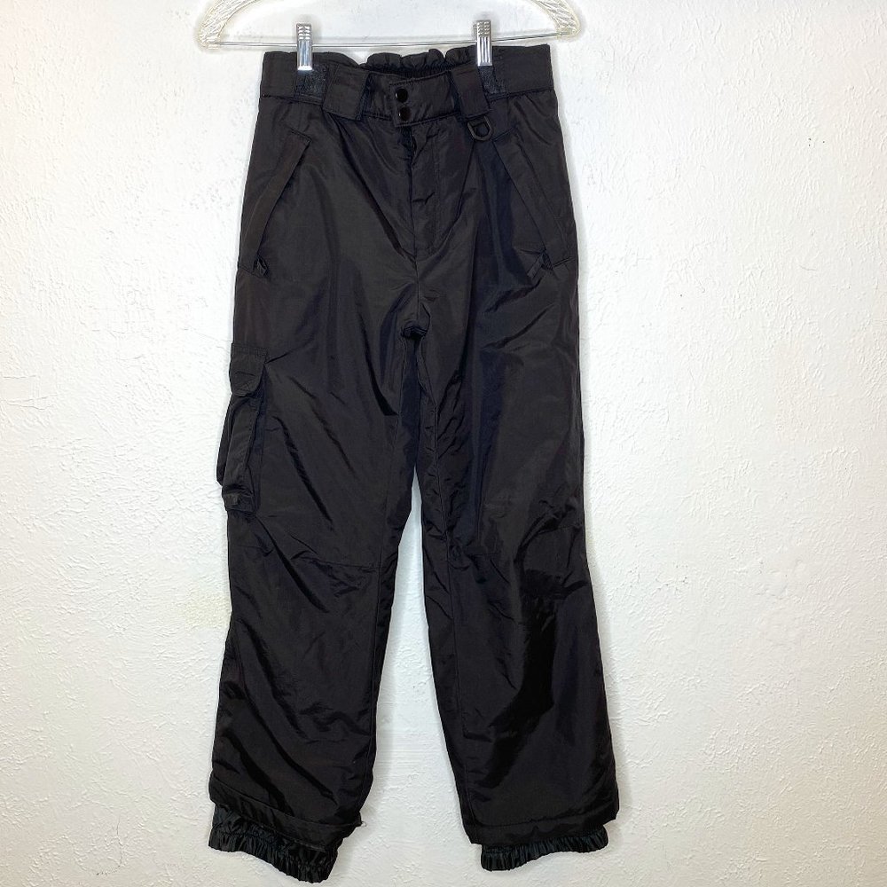 Sport Essentials, youth size 14, black snow/ski pants with optional suspenders.